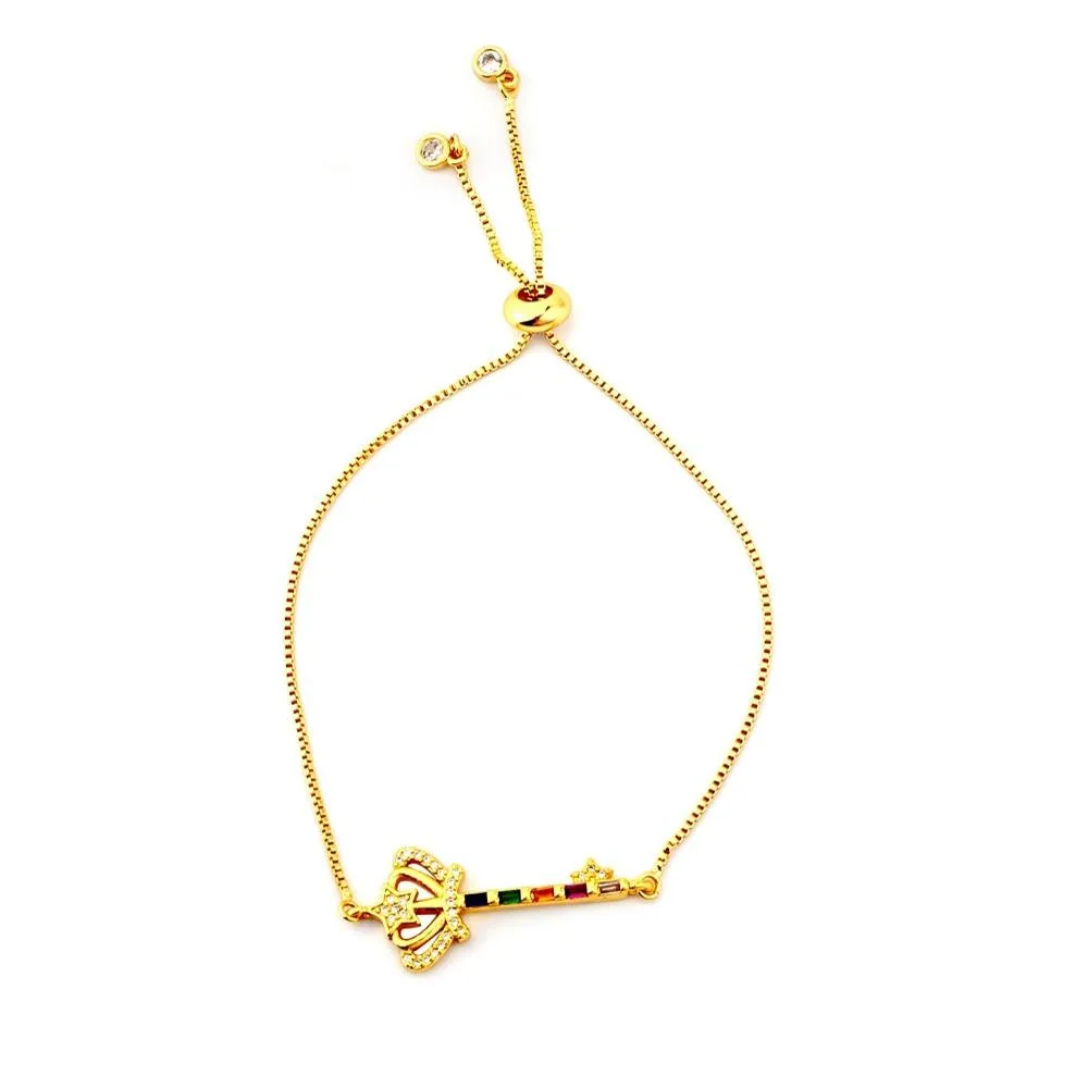 Colorful Snake Chain Zircon Bracelets