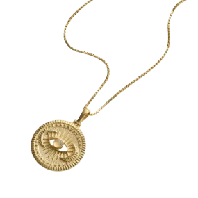 Cosmic Eye Coin Necklace by Awe Inspired