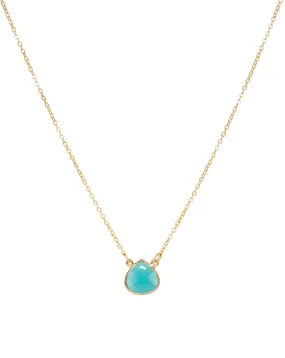 Cosmos Necklace Aqua Chalcedony