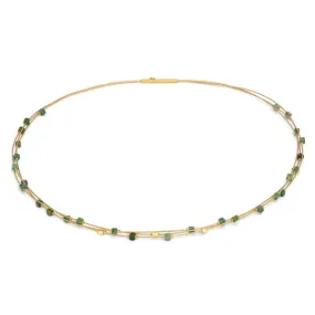Cubelito Green Turquoise Necklace - 85344356