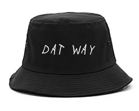 Dat Way Font Mens Bucket Hat