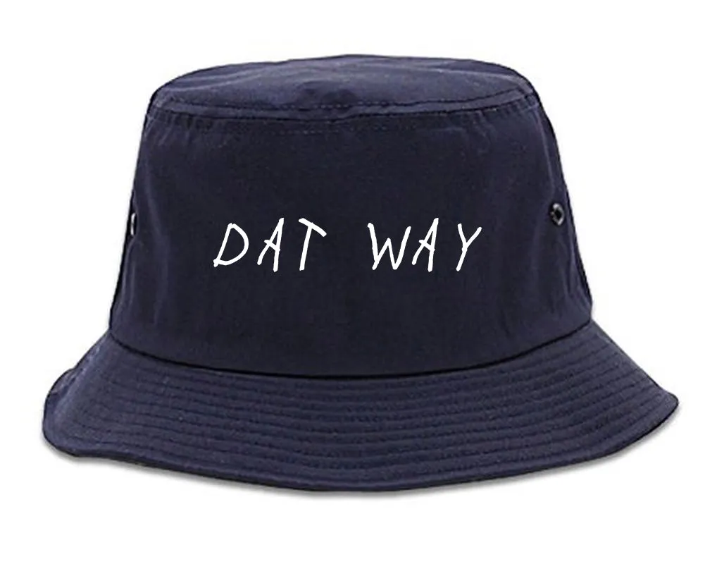 Dat Way Font Mens Bucket Hat