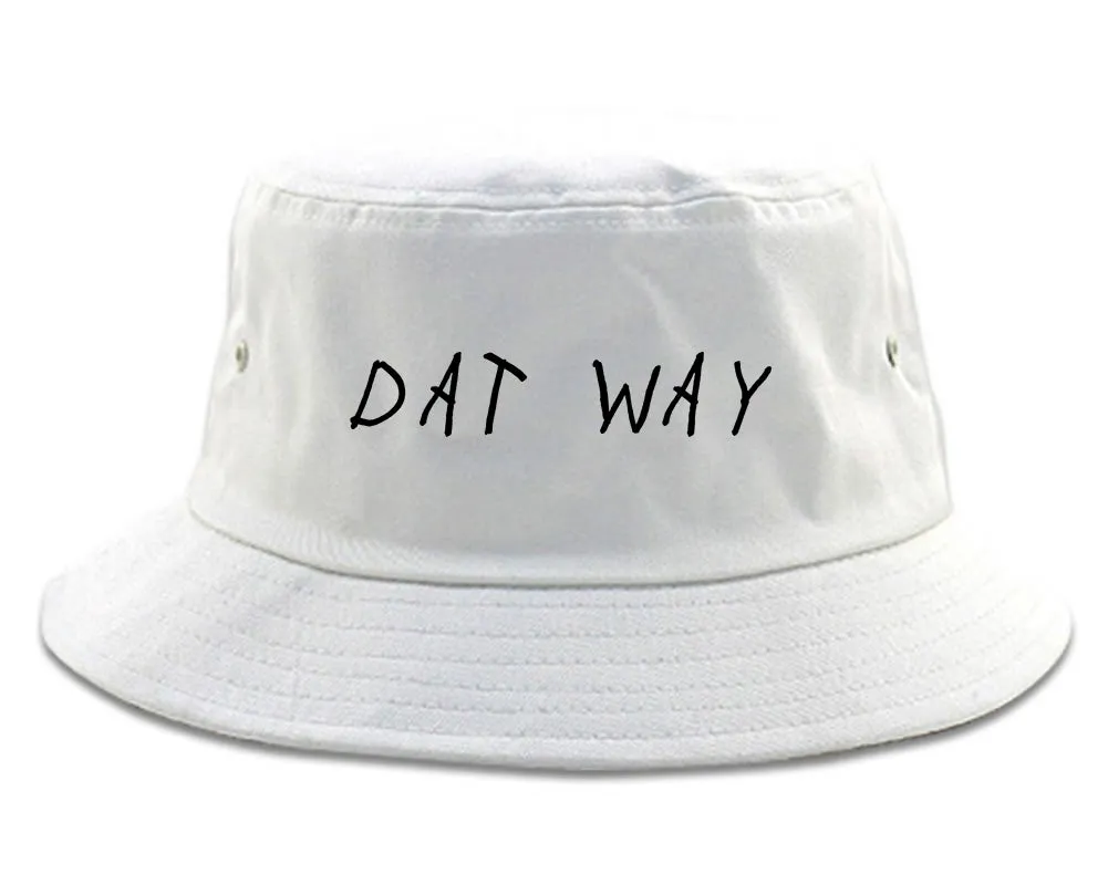 Dat Way Font Mens Bucket Hat
