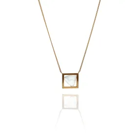 Diamond Square Necklace