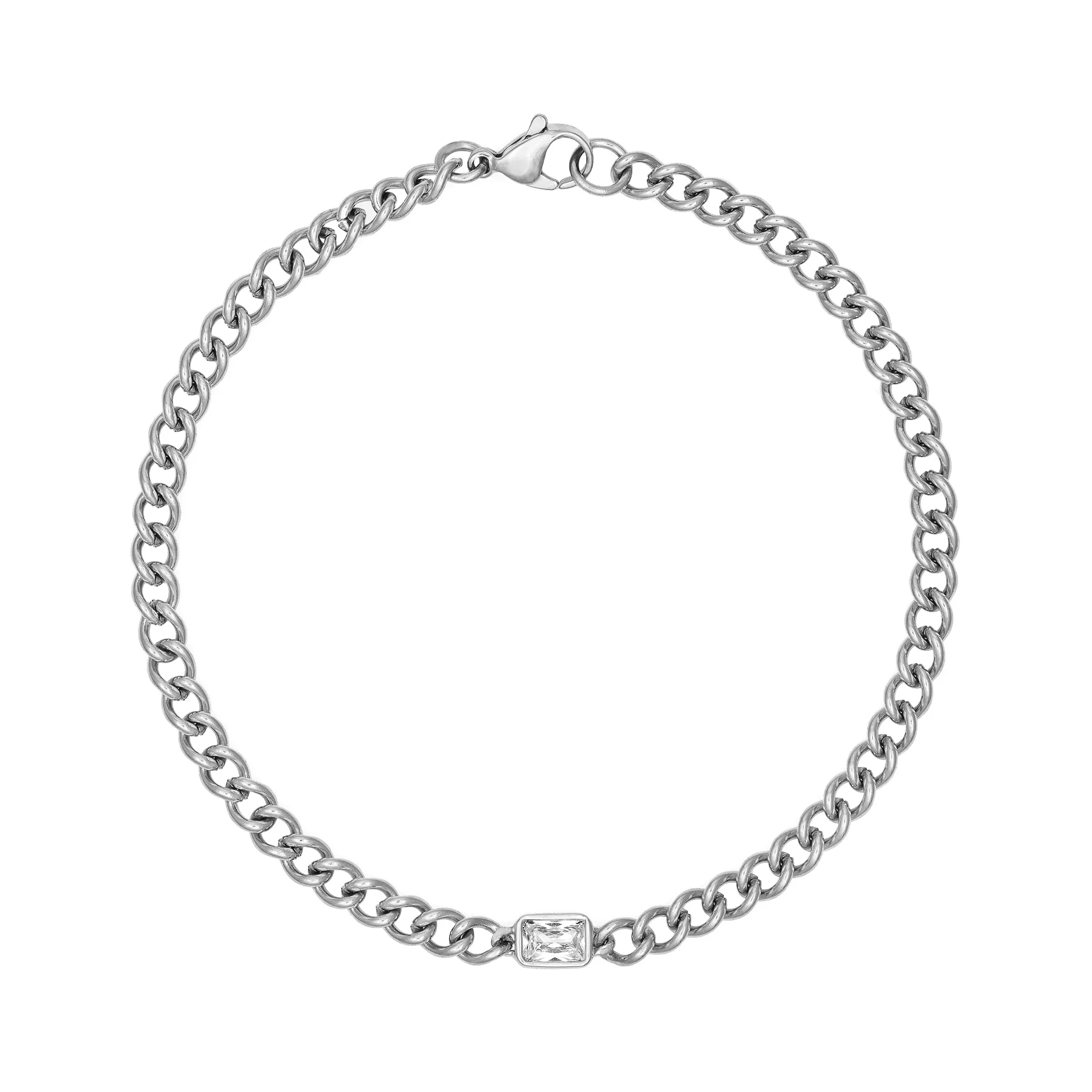 Dione Anklet - White