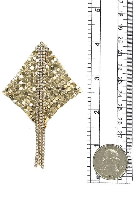 Disco Diamond Drop Earrings