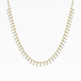 Empowering 6.5ct Pear Dangle Necklace