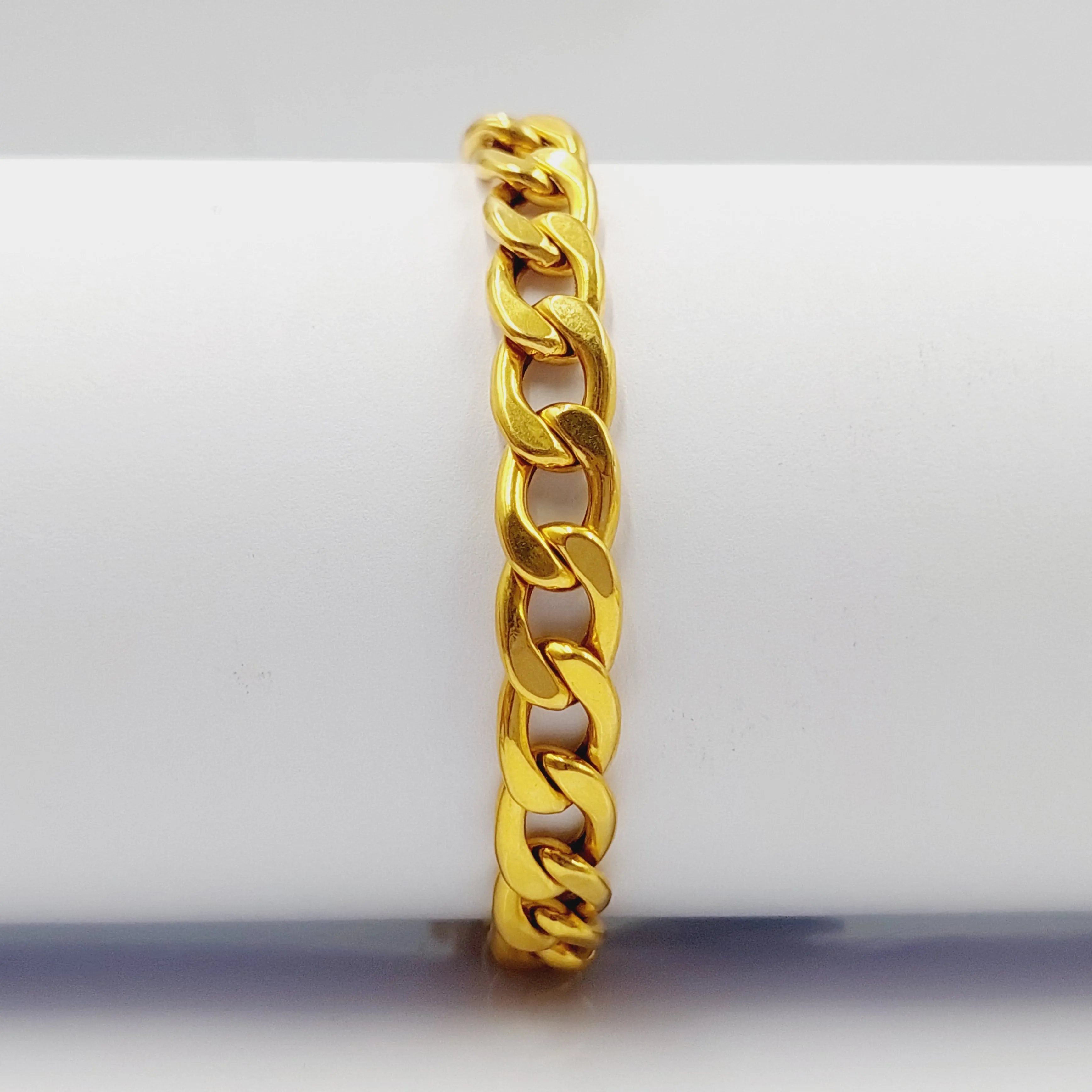 Enameled Cuban Links Bracelet
