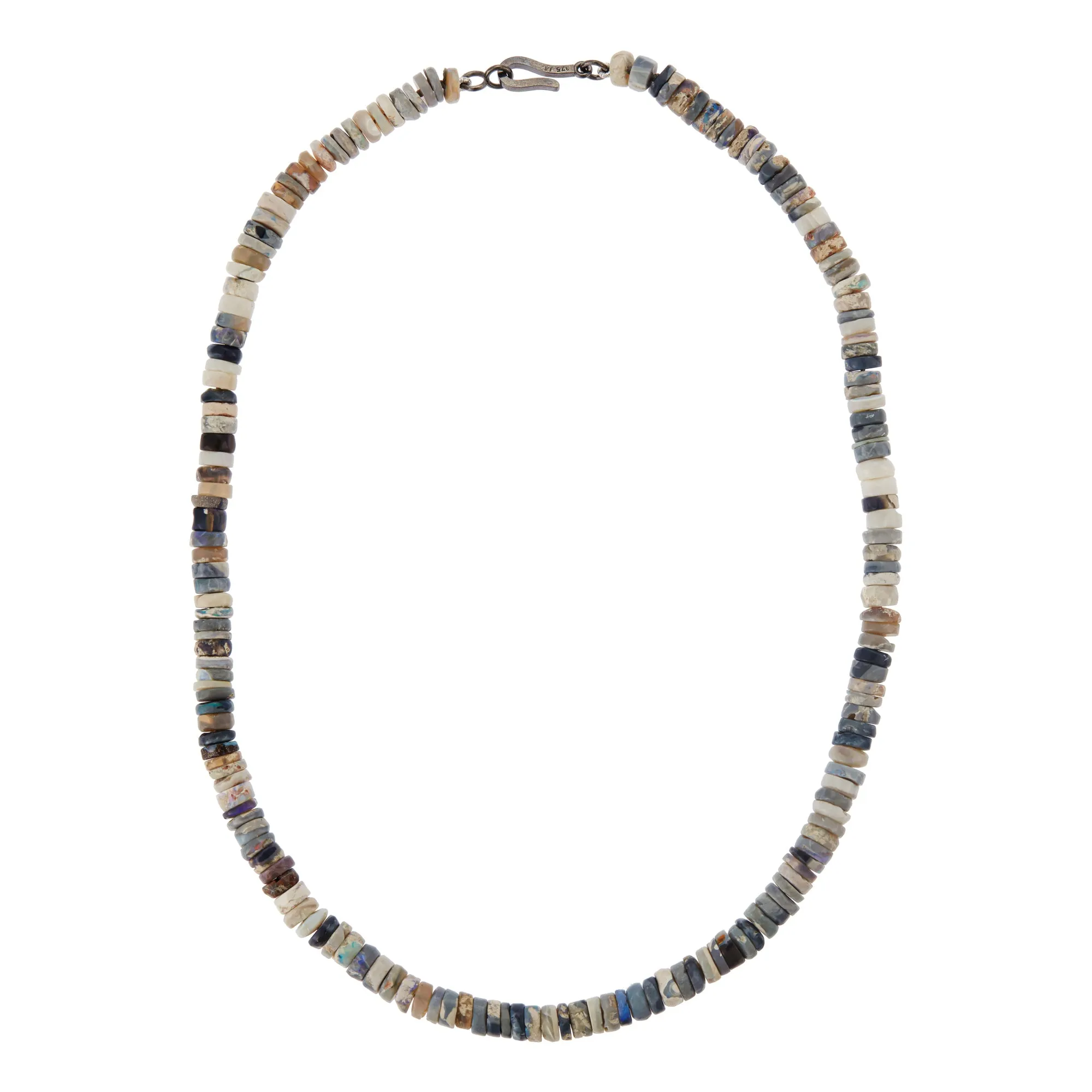 Ethiopian Opal Beaded Necklace (45cm)