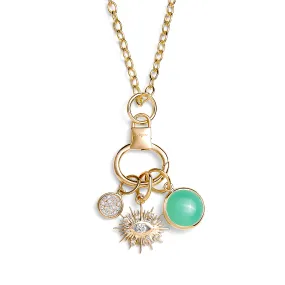 Evil Eye Chakra Charm Necklace