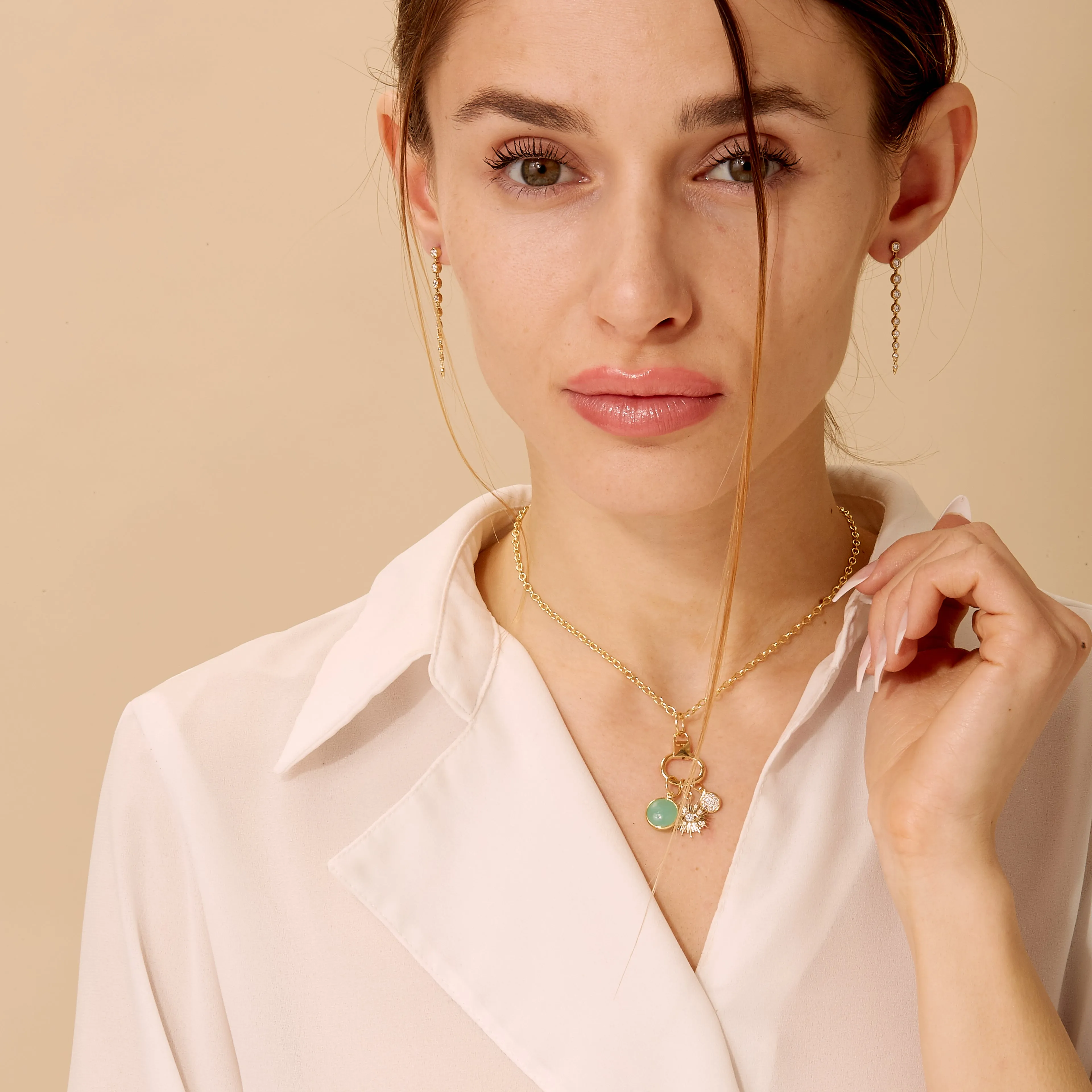 Evil Eye Chakra Charm Necklace