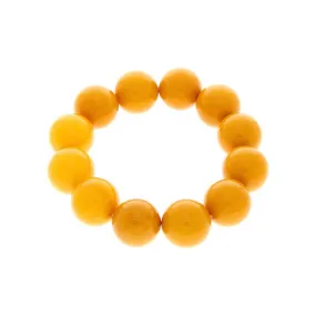 Exclusive perfect ball Genuine Baltic Amber Bracelet - BT0122