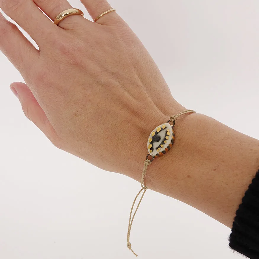 Eye Charm Bracelet Sand
