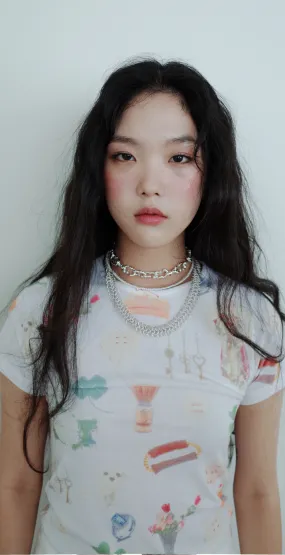 [FAERIE] Seasonless tooth bone chain choker