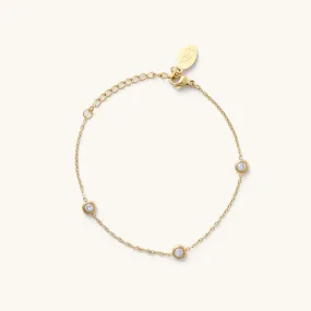 Floating Diamond Anklets
