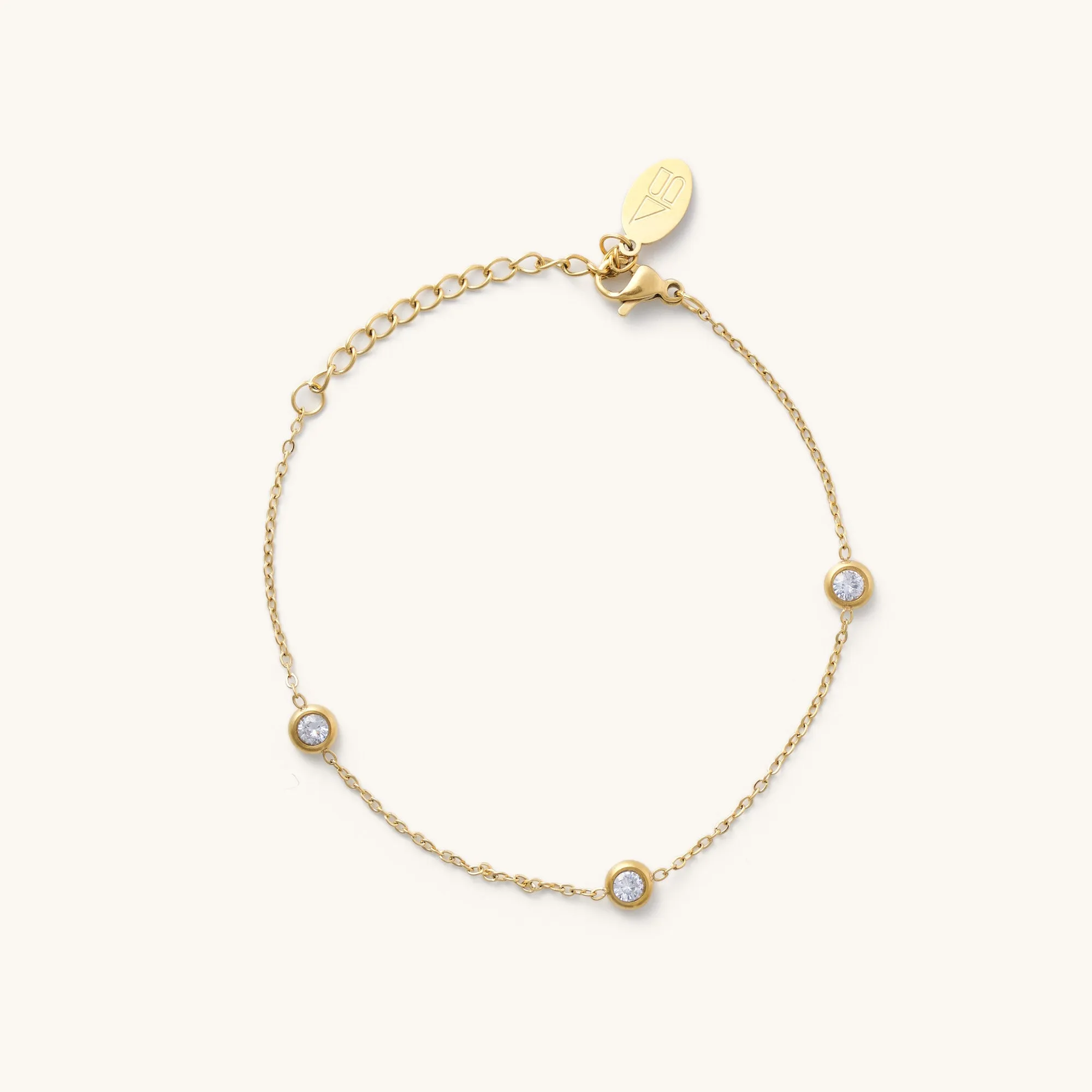 Floating Diamond Anklets