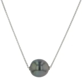 Floating Tahitian Pearl Necklace