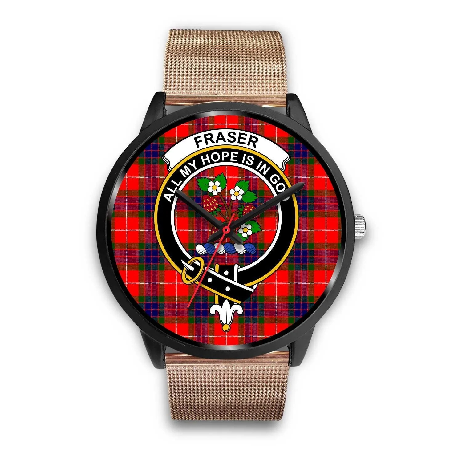 Fraser of Lovat Clan Badge Tartan Black Watch