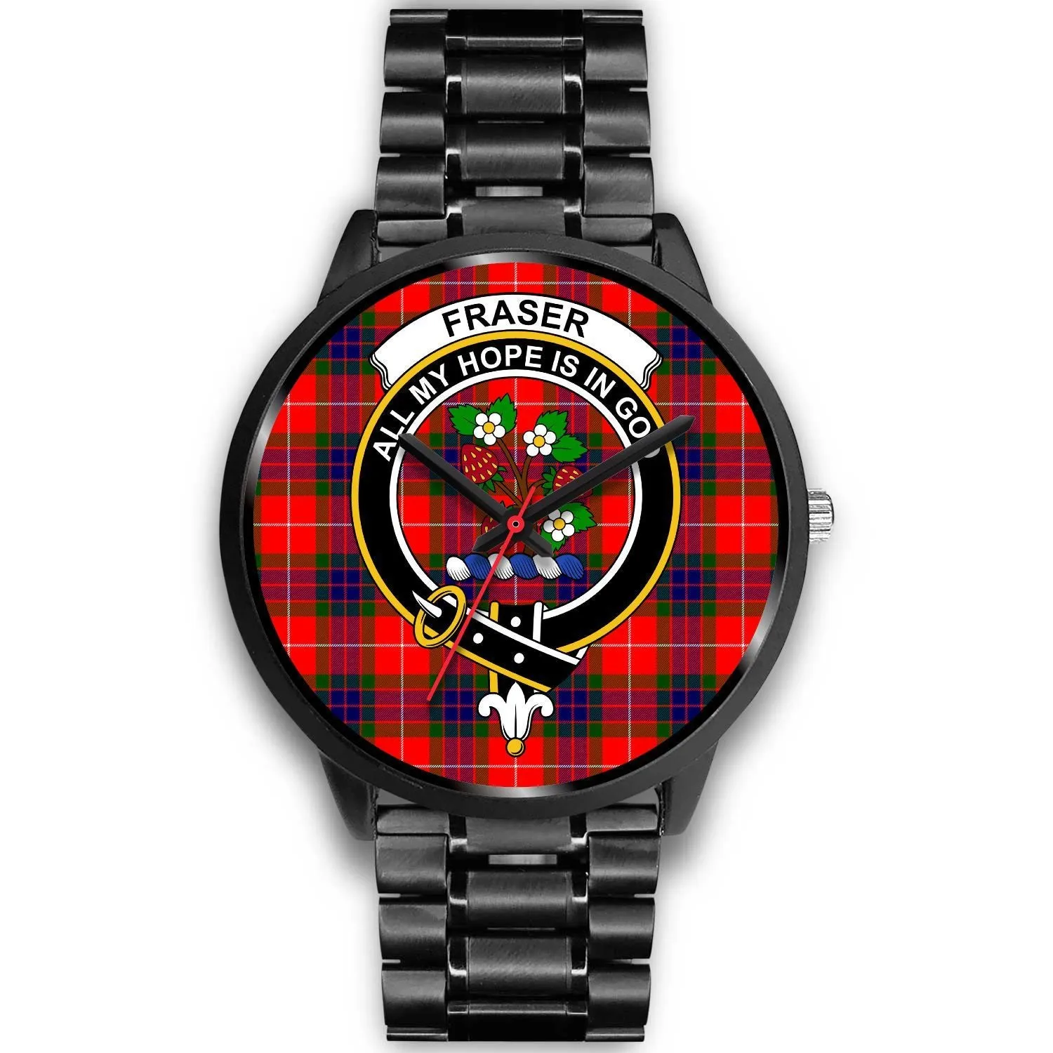 Fraser of Lovat Clan Badge Tartan Black Watch