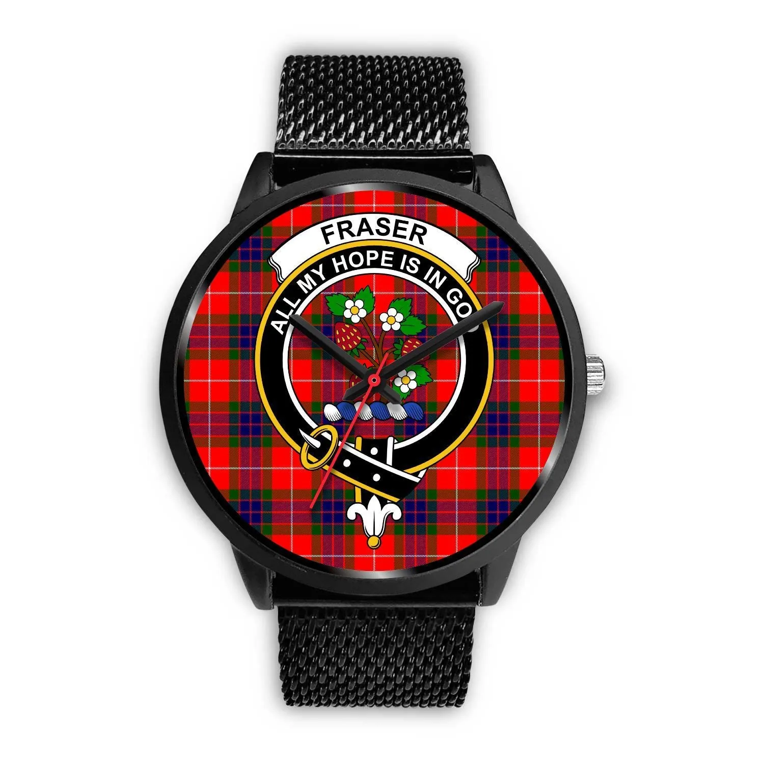 Fraser of Lovat Clan Badge Tartan Black Watch