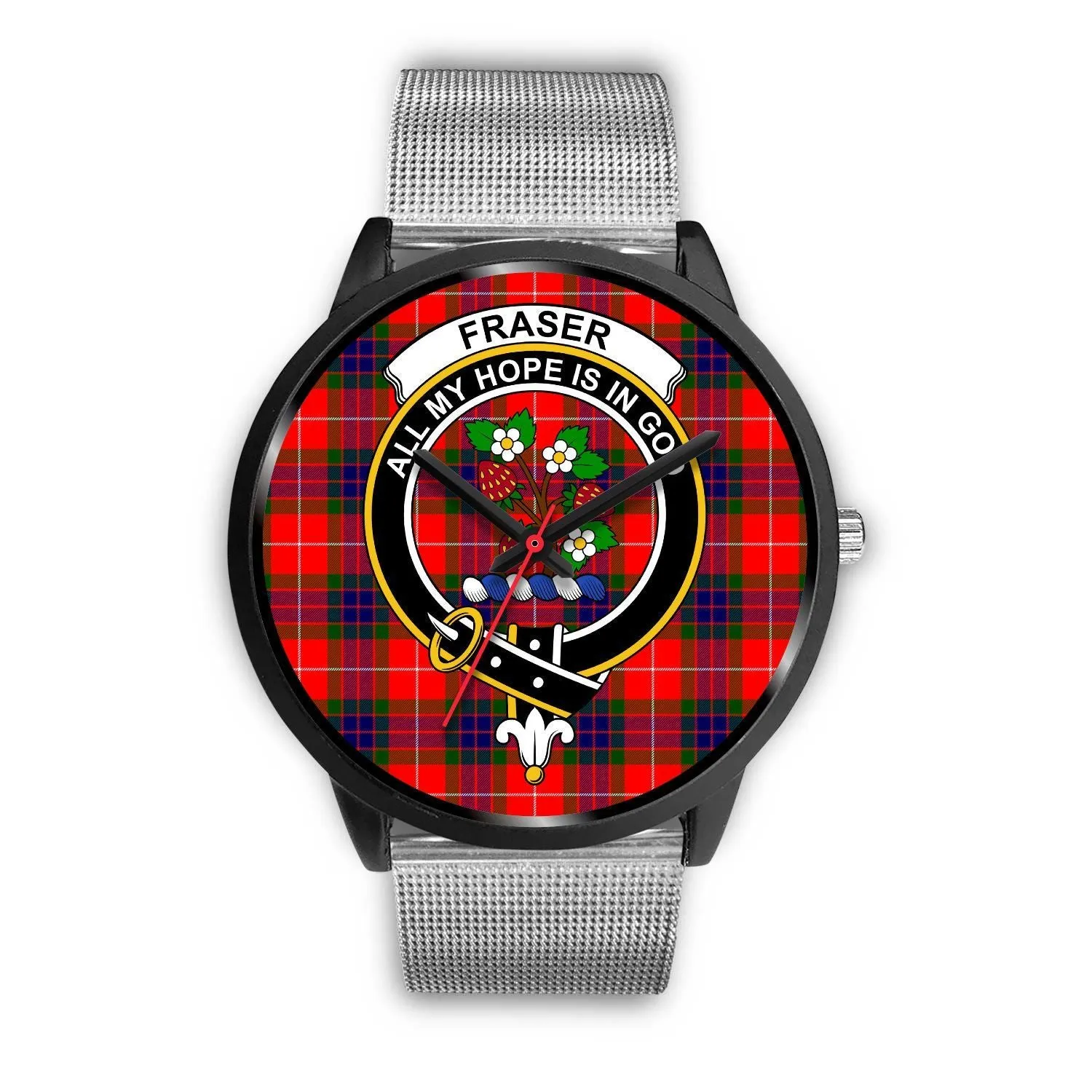 Fraser of Lovat Clan Badge Tartan Black Watch