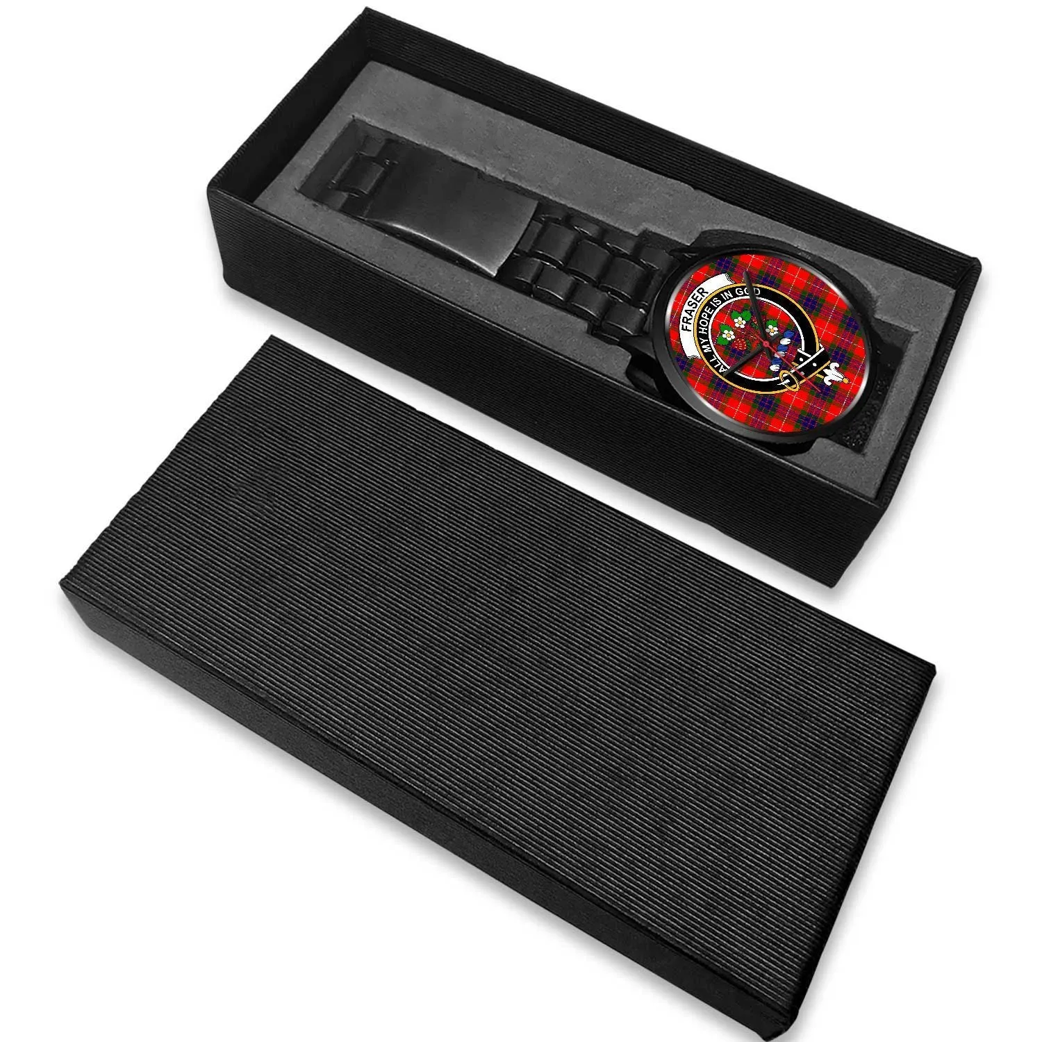 Fraser of Lovat Clan Badge Tartan Black Watch