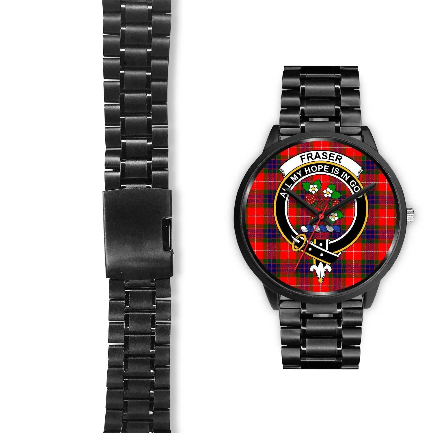 Fraser of Lovat Clan Badge Tartan Black Watch