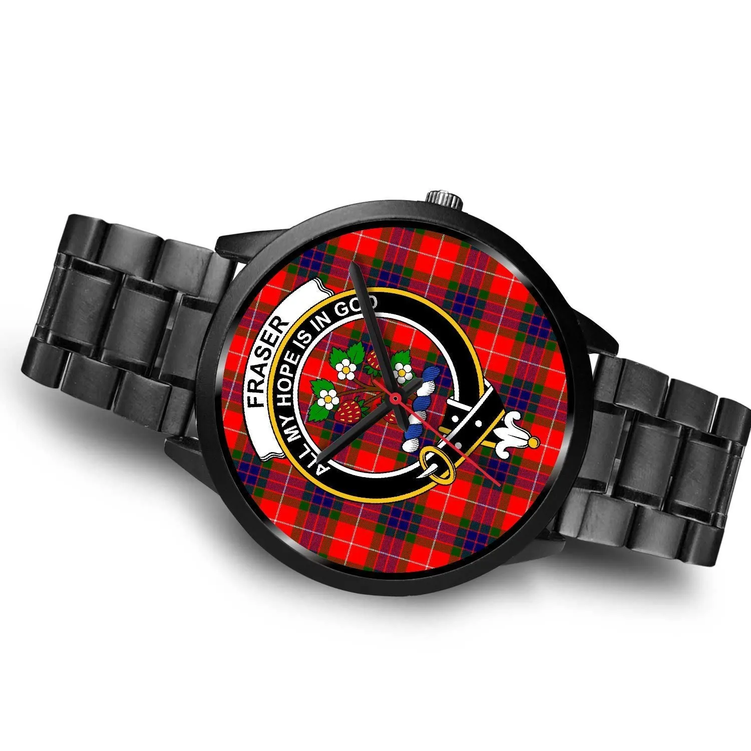 Fraser of Lovat Clan Badge Tartan Black Watch