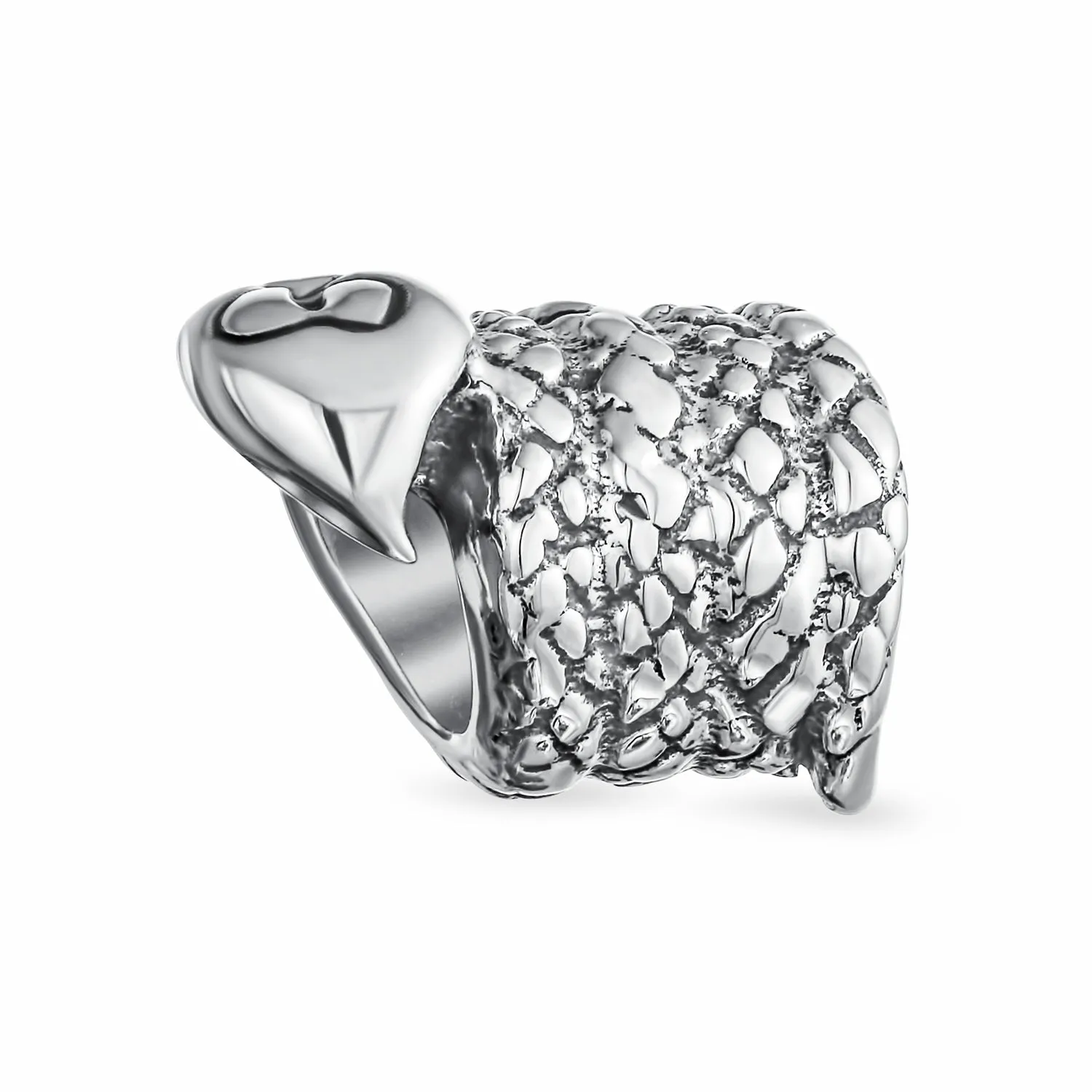 Garden Snake Charm Bead Sterling Silver for European Bracelet