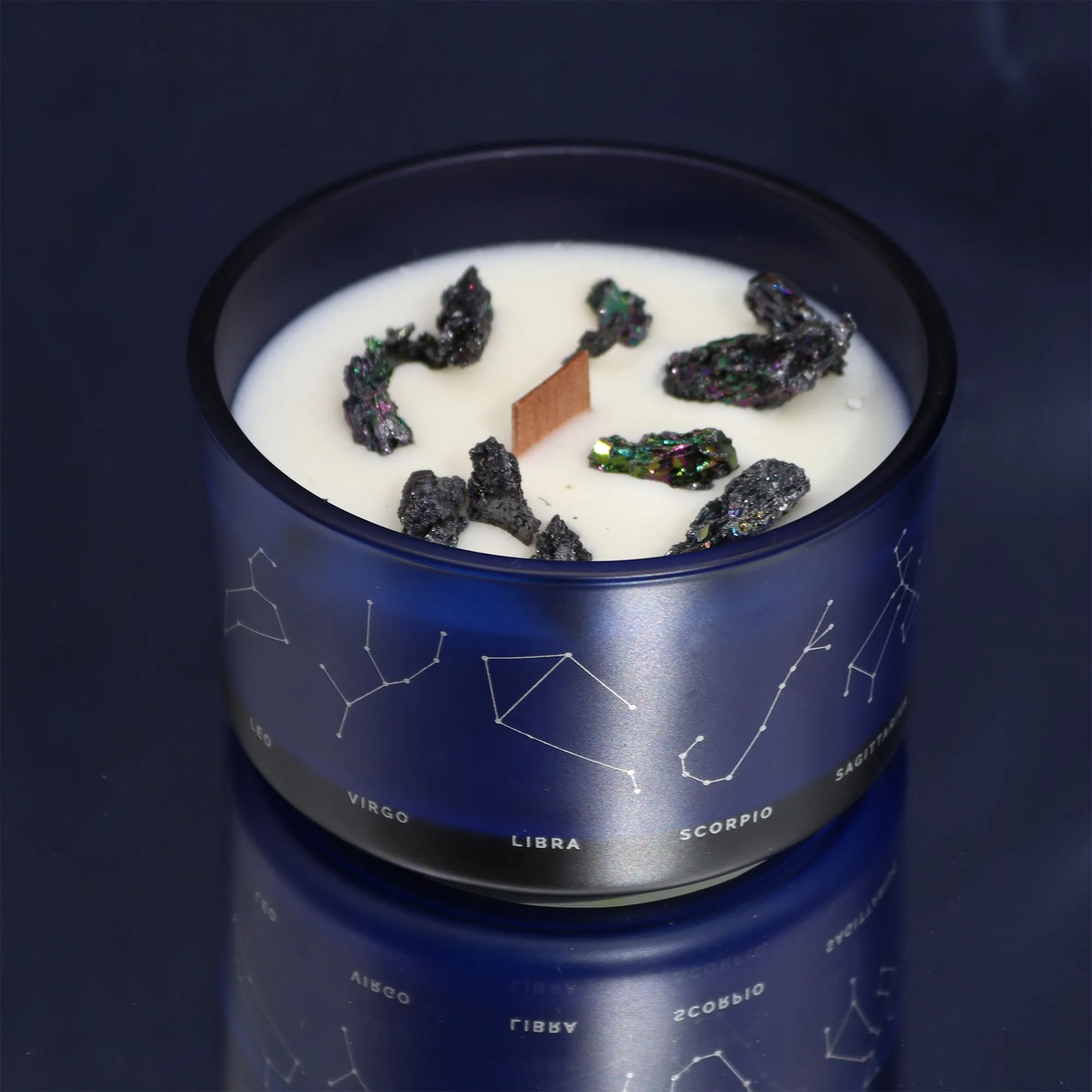 Gemstone Candle Gifts - Zodiac Crystal Candles with Gemstone Bracelets