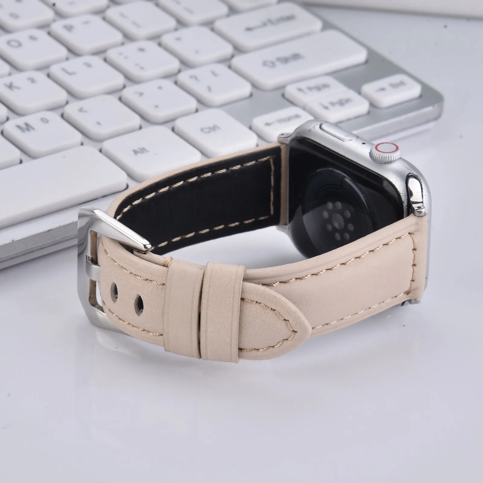 Genuine Leather Band for Apple Watch 49mm-Assorted Colors