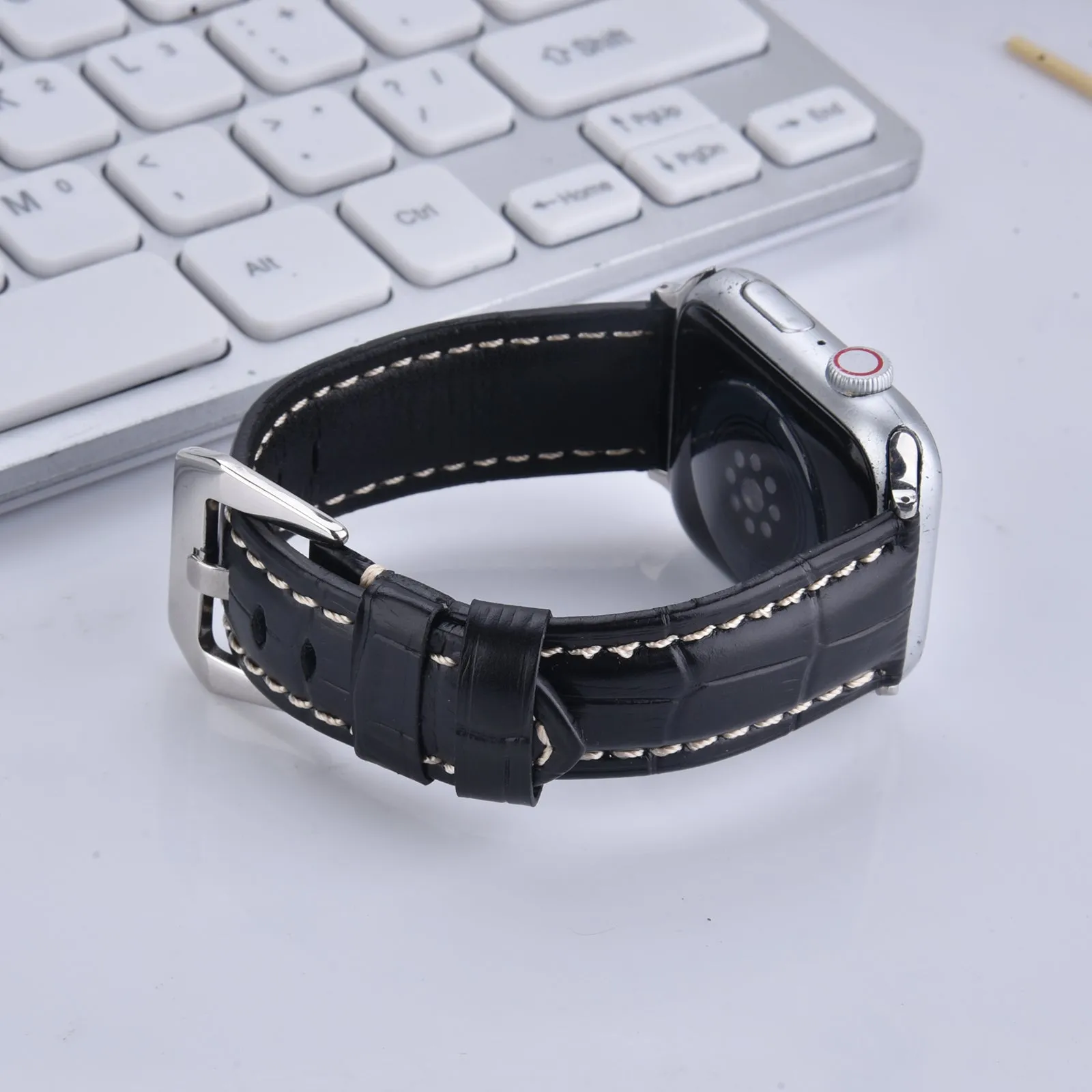 Genuine Leather Band for Apple Watch 49mm-Assorted Colors