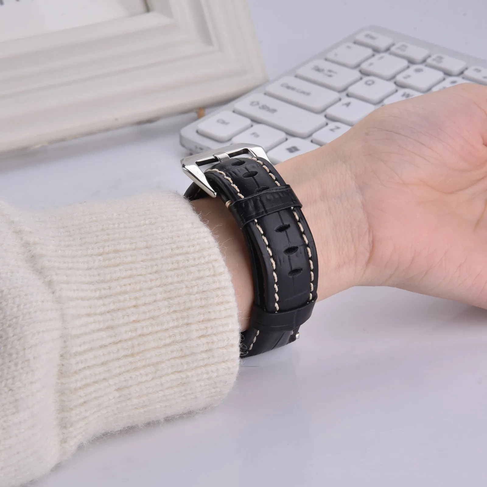 Genuine Leather Band for Apple Watch 49mm-Assorted Colors