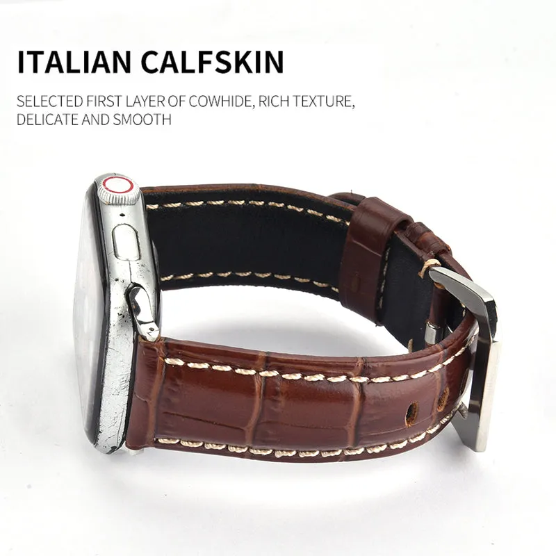 Genuine Leather Band for Apple Watch 49mm-Assorted Colors