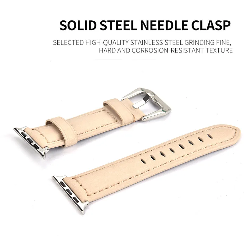 Genuine Leather Band for Apple Watch 49mm-Assorted Colors
