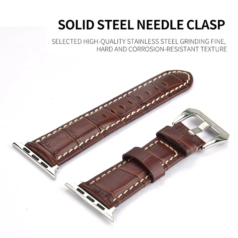 Genuine Leather Band for Apple Watch 49mm-Assorted Colors