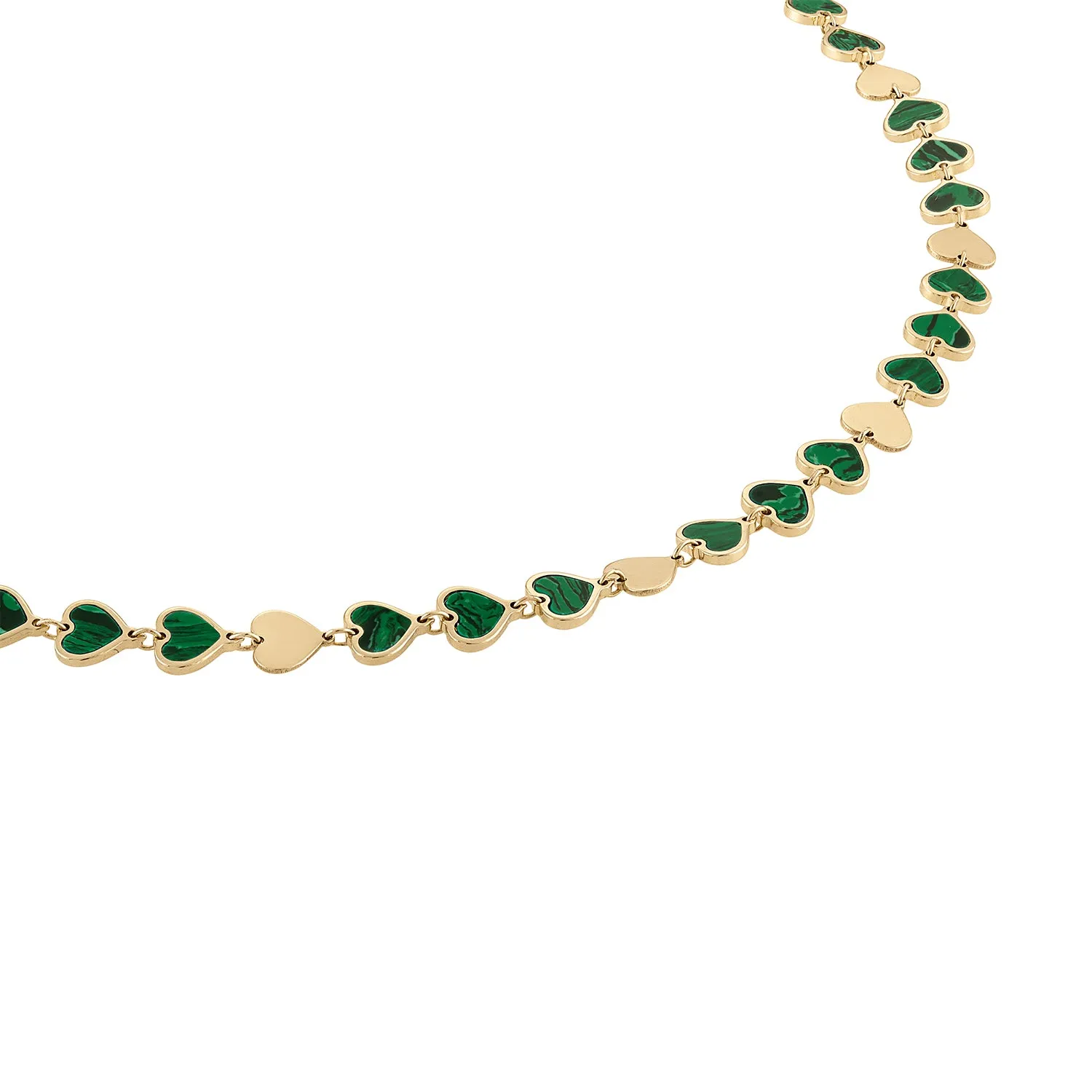 Gold Hearts Necklace