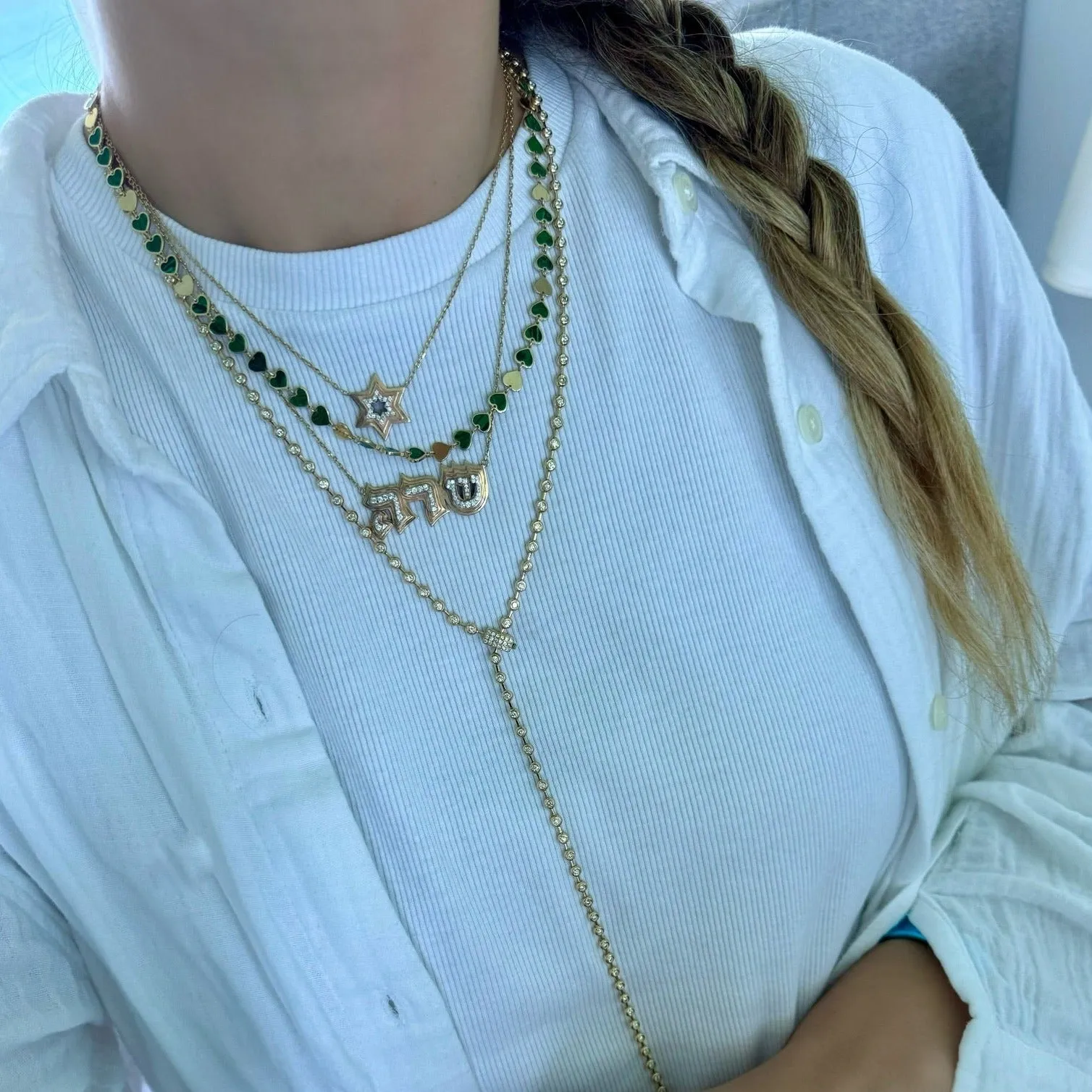 Gold Hearts Necklace