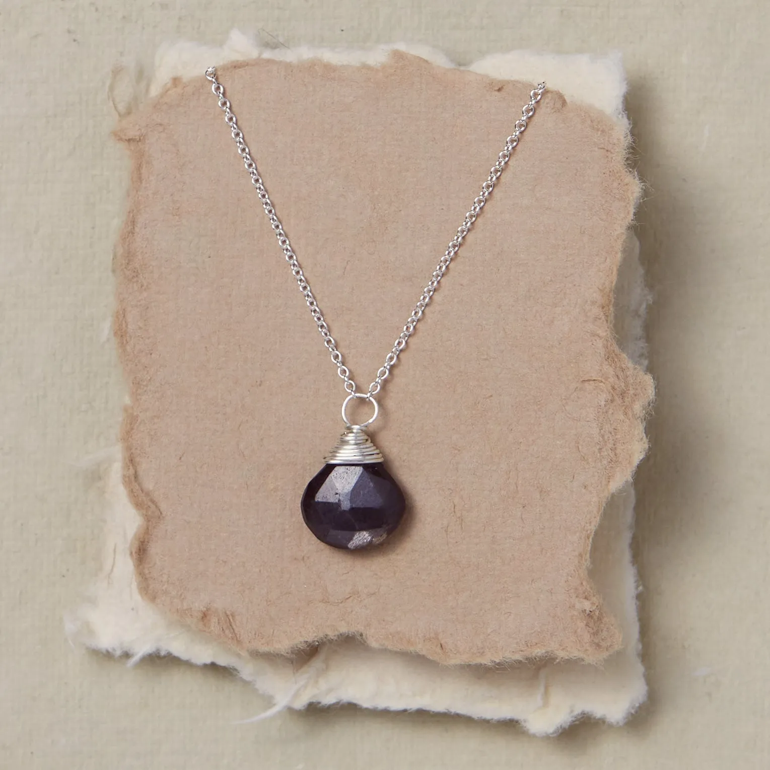 Handcrafted Gemstone Necklace – 15  Stone Options