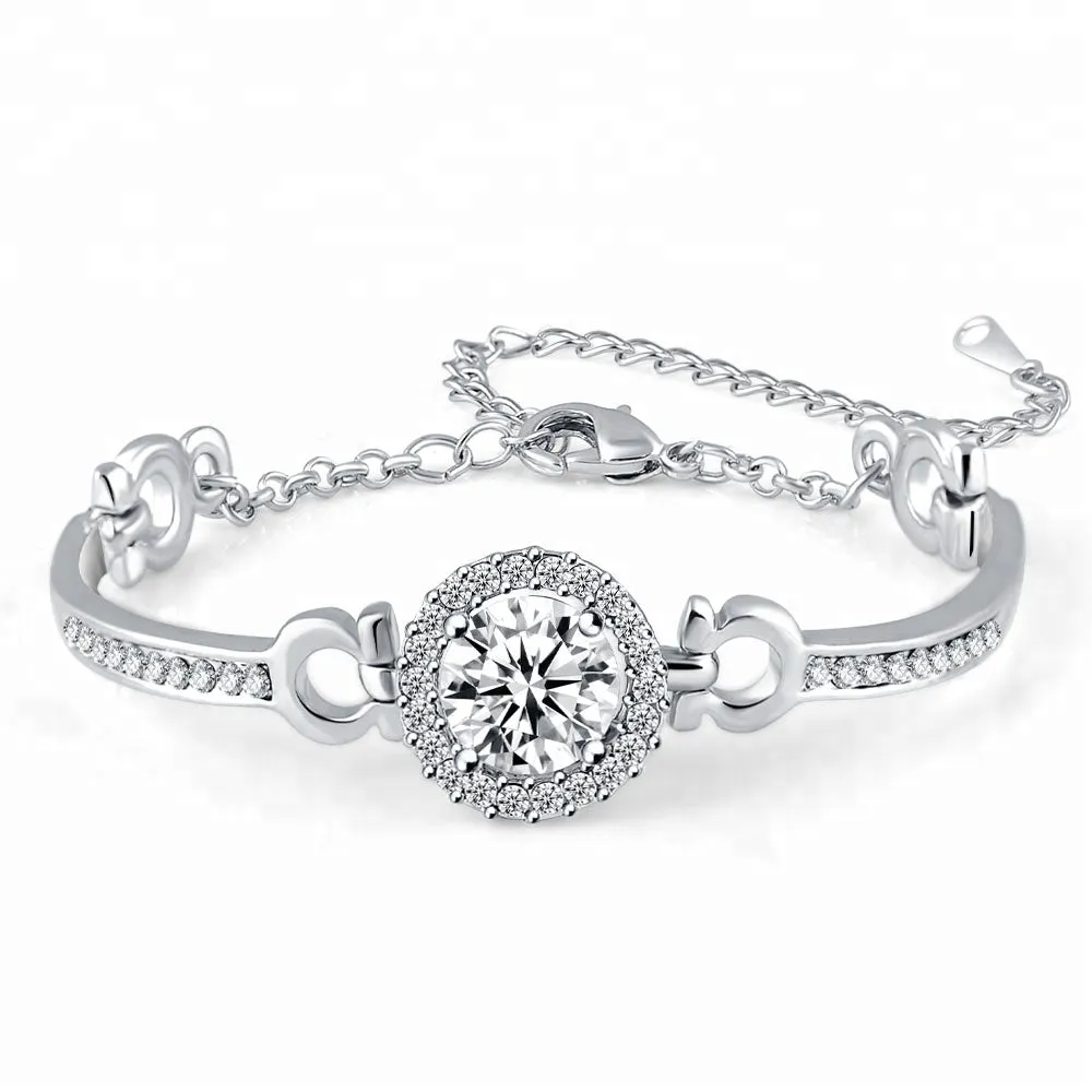 Hearts and Arrows Zirconium Bracelet