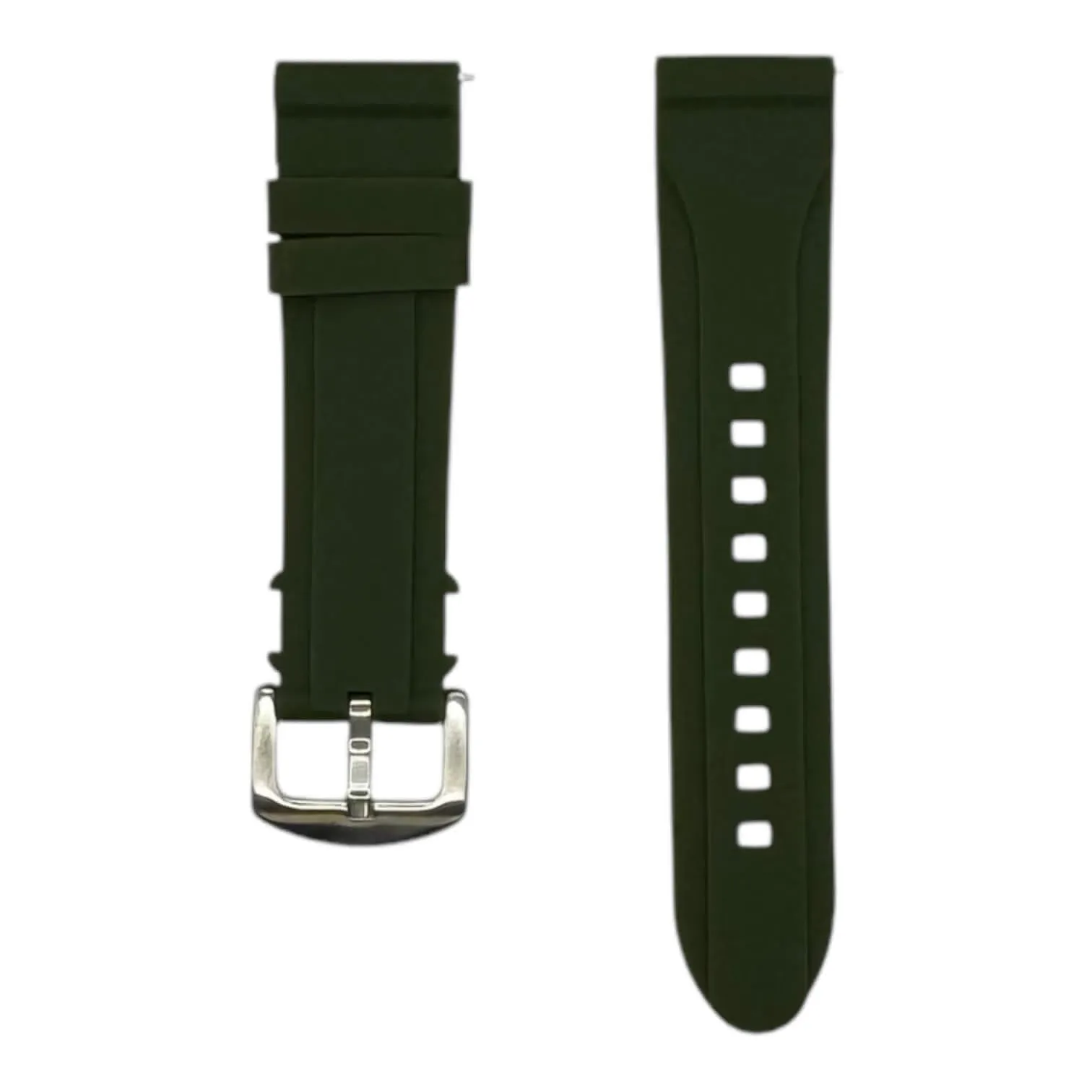 Heritage Elite Premium Silicone Watch Straps with the LG Watch