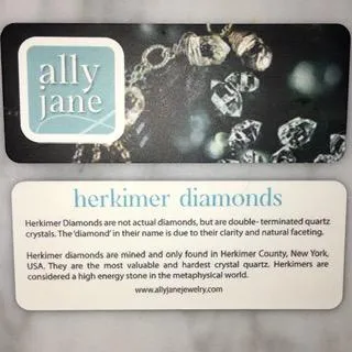 Herkimer Diamond Wire Wrapped Necklace - Small
