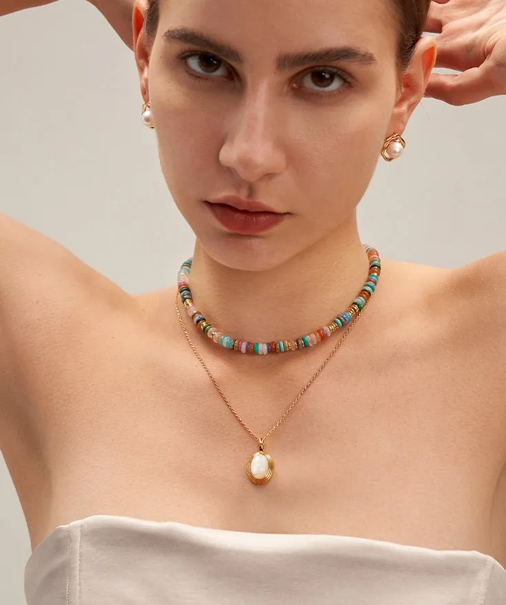 Holiday Beaded Necklace