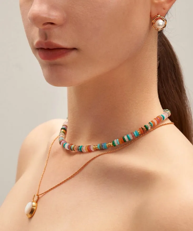 Holiday Beaded Necklace