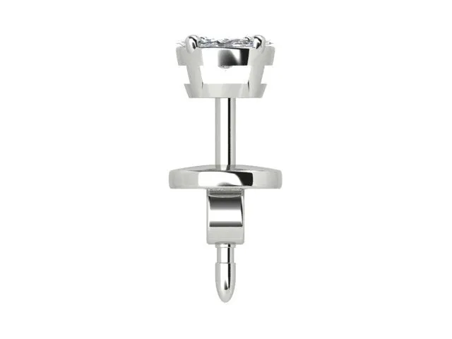 Illusion Cut Diamond Earrings