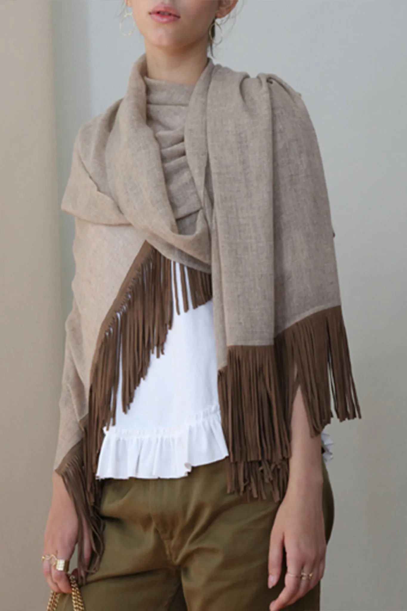 JANE CARR Gaucho Wrap Scarf