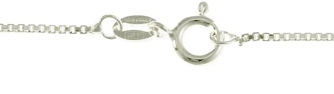 Jewelry Trends Sterling Silver Celtic Knot Reversible Sky Blue Stone Pendant with 18 Inch Box Chain Necklace