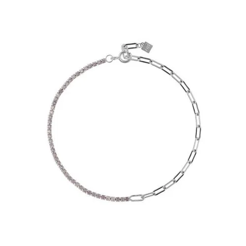 KESLEY 925 Sterling Silver Rainbow Zircon Chain Bracelet 2021 Women