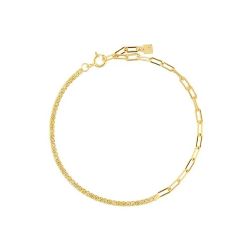 KESLEY 925 Sterling Silver Rainbow Zircon Chain Bracelet 2021 Women