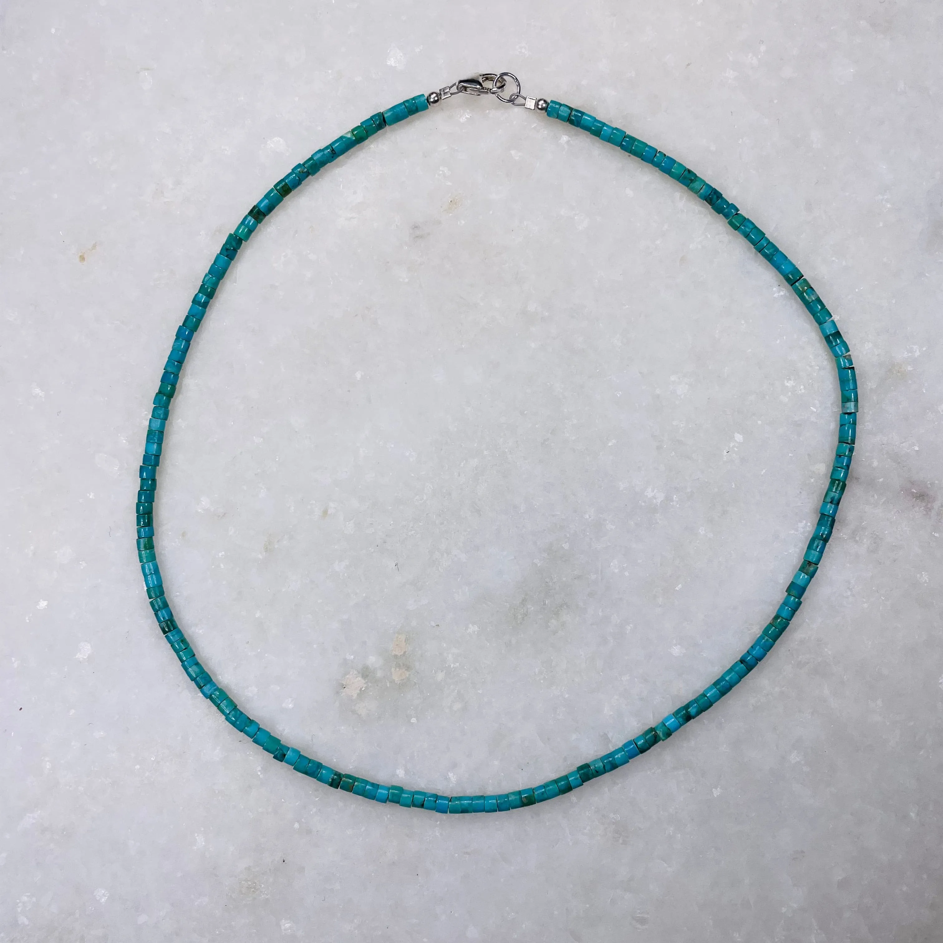 Kingman Turquoise Necklace 17"